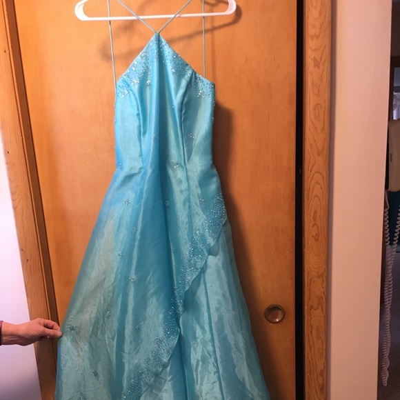 Open back studded gown - Picture 1 of 5